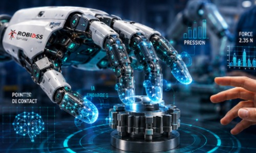 Main robotique tactile adaptative