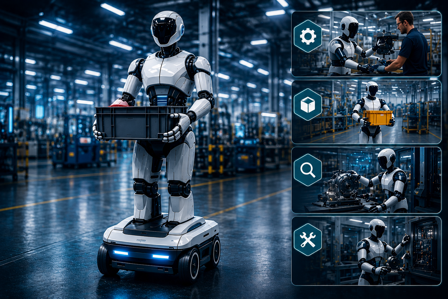 Robotique humanoïde industrielle